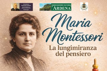 immagine: busto di Maria Montessori
L'Associazione Culturale Ardena organizza, sabato 7 marzo 2026 alle ore 15,30 presso Villa Gobbi, un evento di presentazione di Maria Montessori - La lungimiranza del pensiero - a cura di Roberta Grossi, presidente dell'Associazione Emanuele Celesia di Finale Ligure.
Al termine rinfresco con omaggio alle signore.
La cittadinanza è invitata.
