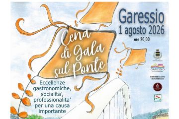 nella locandina è raffigurato il ponte su cui si terrà la cena