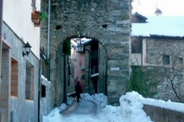Garessio sotto la neve - Vie del centro